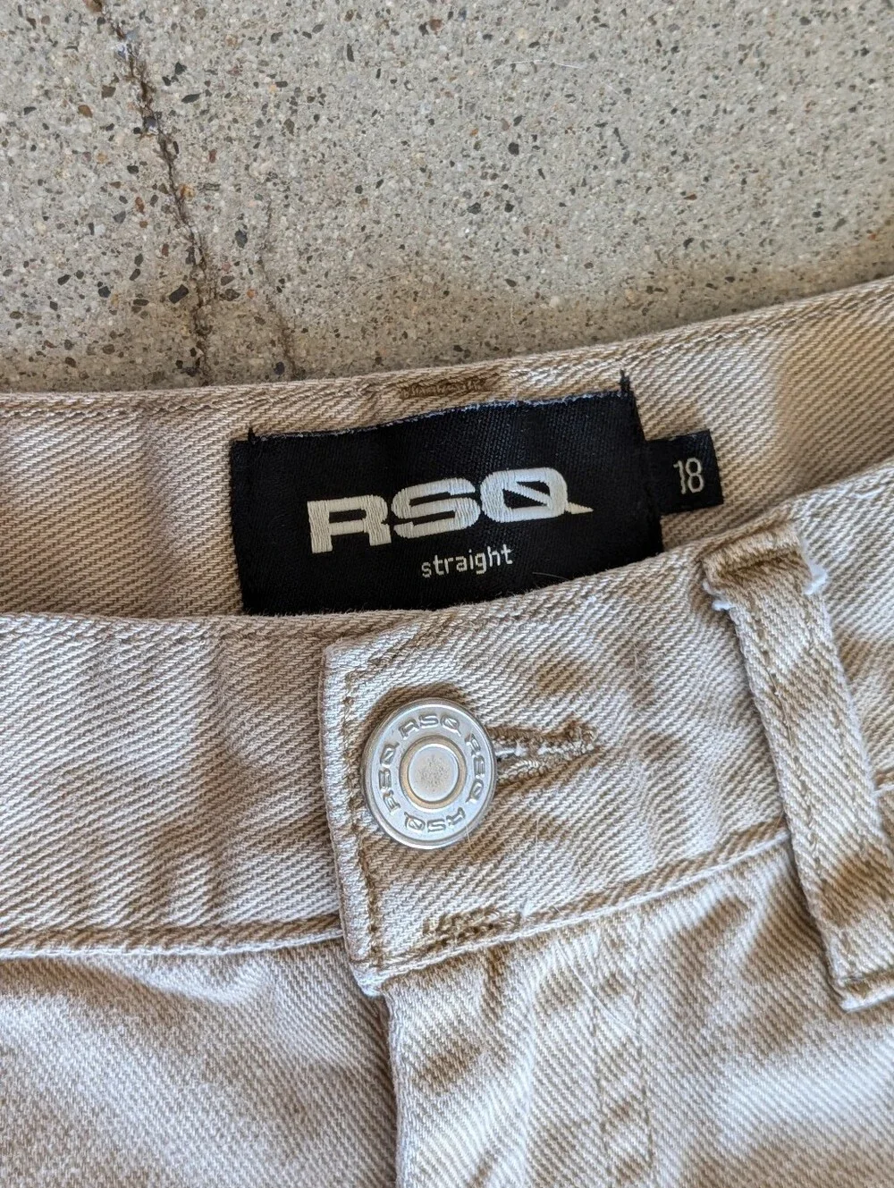RSQ Boys Beige Cargo Pants